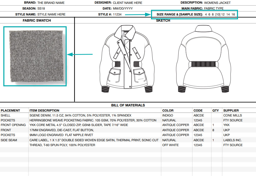 Tech Pack Samples  Tech fashion, Tech pack, Fashion sewing